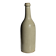 Bouteille vintage en grès beige moucheté H31