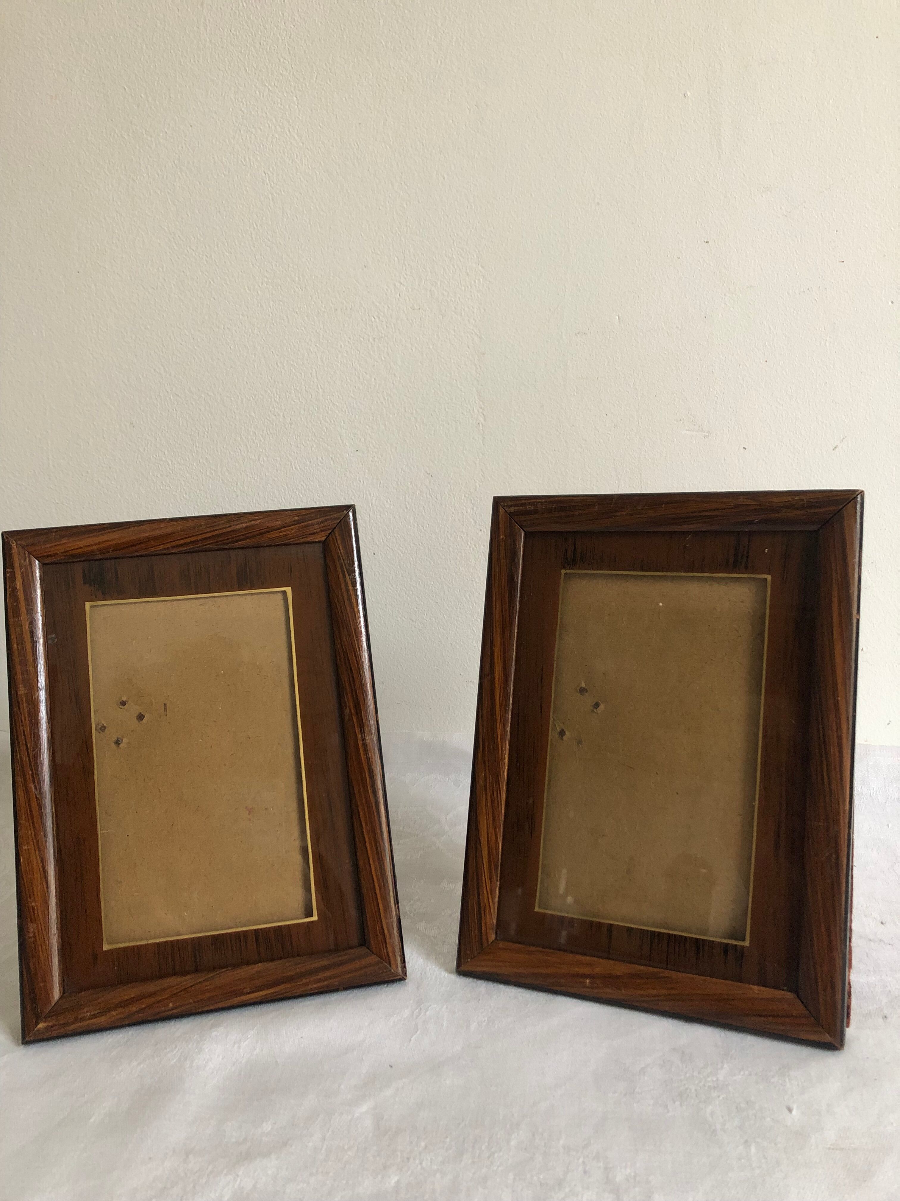 Set of two old frames