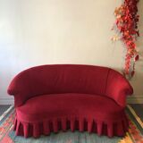 Napoleon III period toad sofa