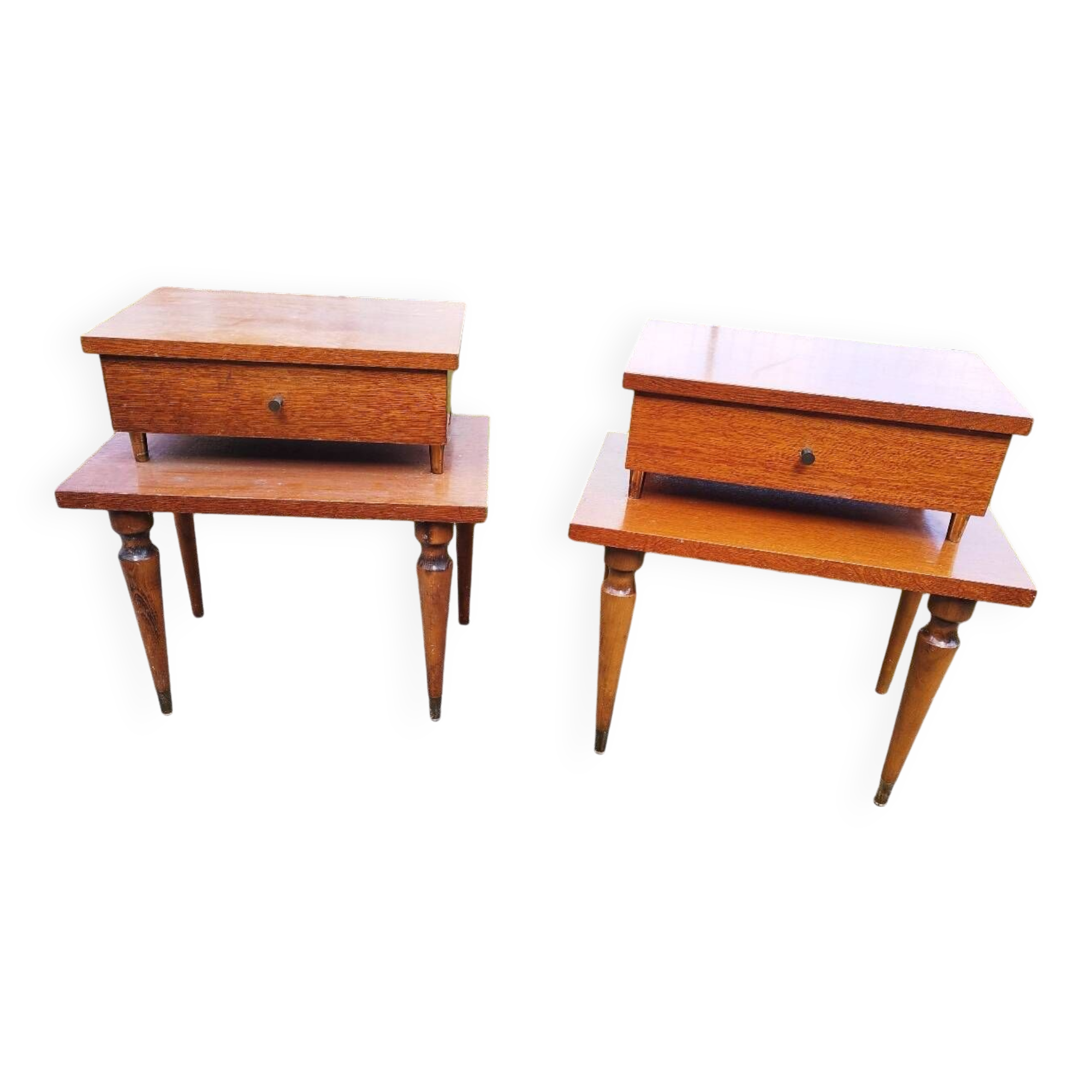 Pair of vintage bedside tables 50/60