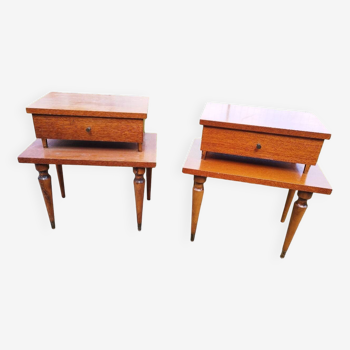 Pair of vintage bedside tables 50/60