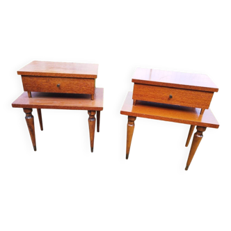 Pair of vintage bedside tables 50/60