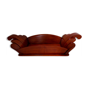 Plateau en bois art déco