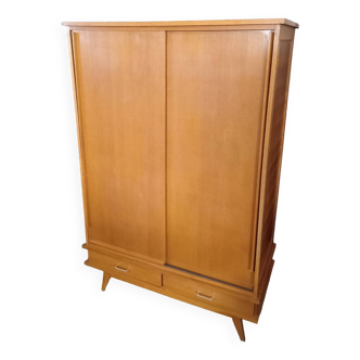 Vintage wardrobe compass feet sliding doors