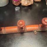 Wall coat rack 5 wooden hooks