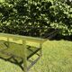 Vintage design dining table in smoked glass & chrome metal