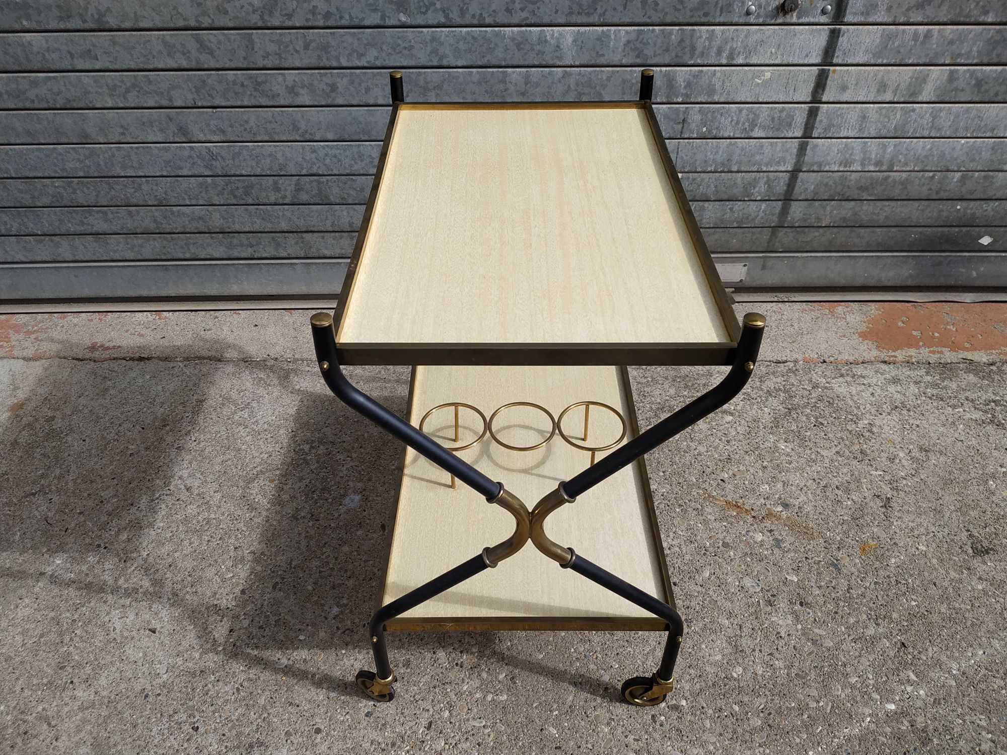 Vintage serving table