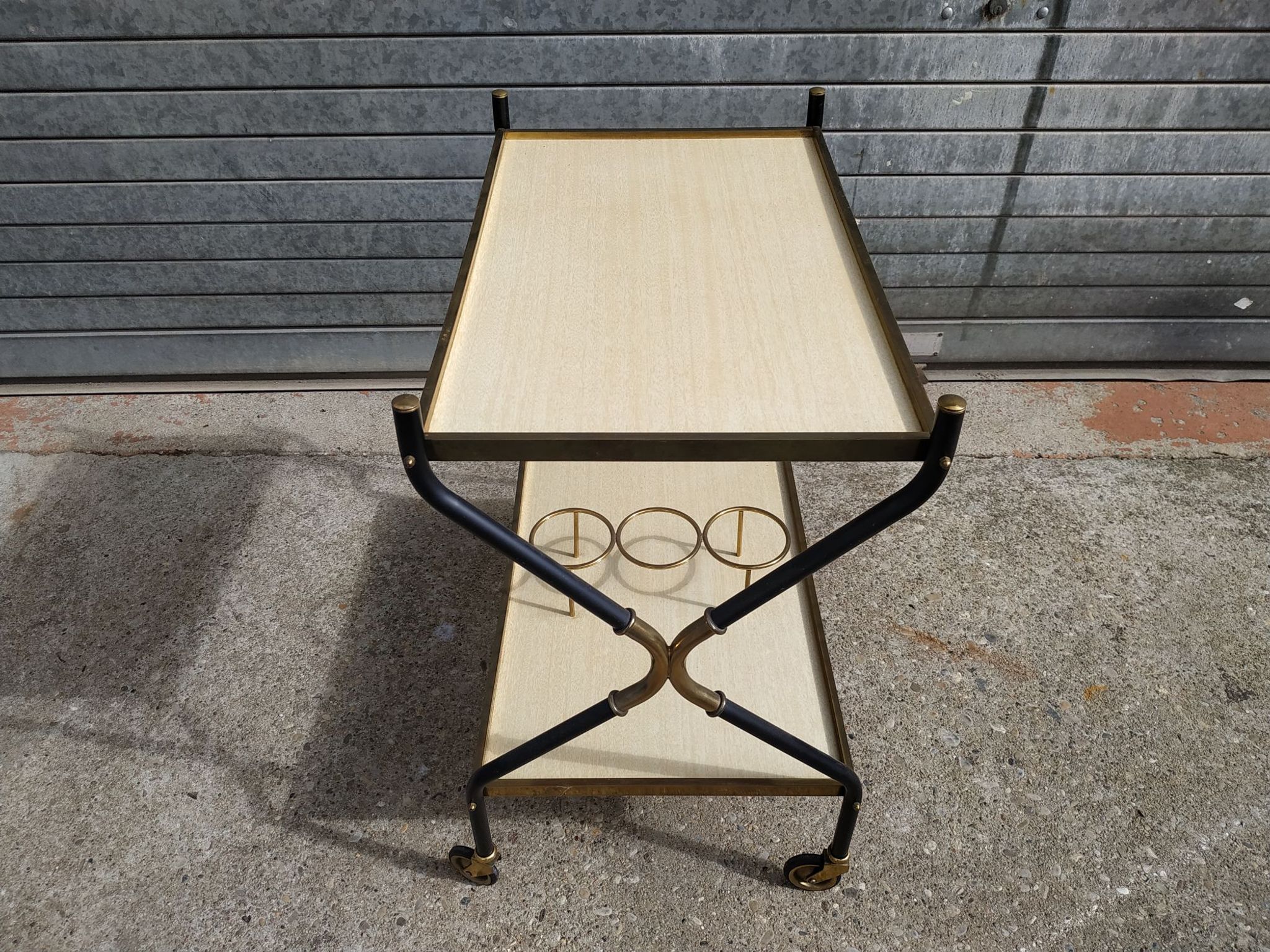 Vintage serving table