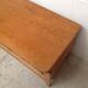 Banc coffre en bois et rotin vintage