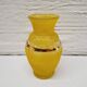 Yellow granite vase