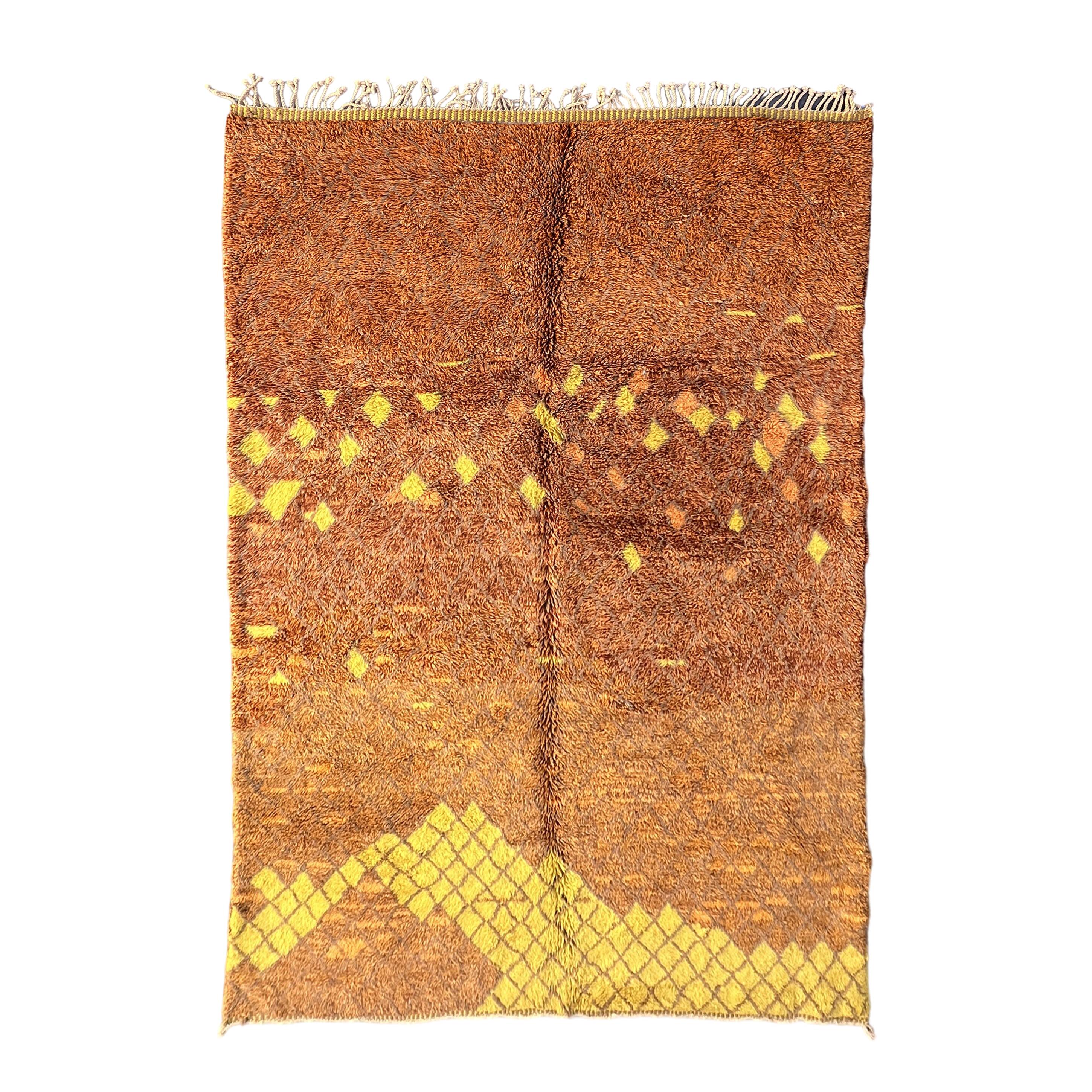 Moroccan rug Beni M'Rirt orange - 316 x 211 cm