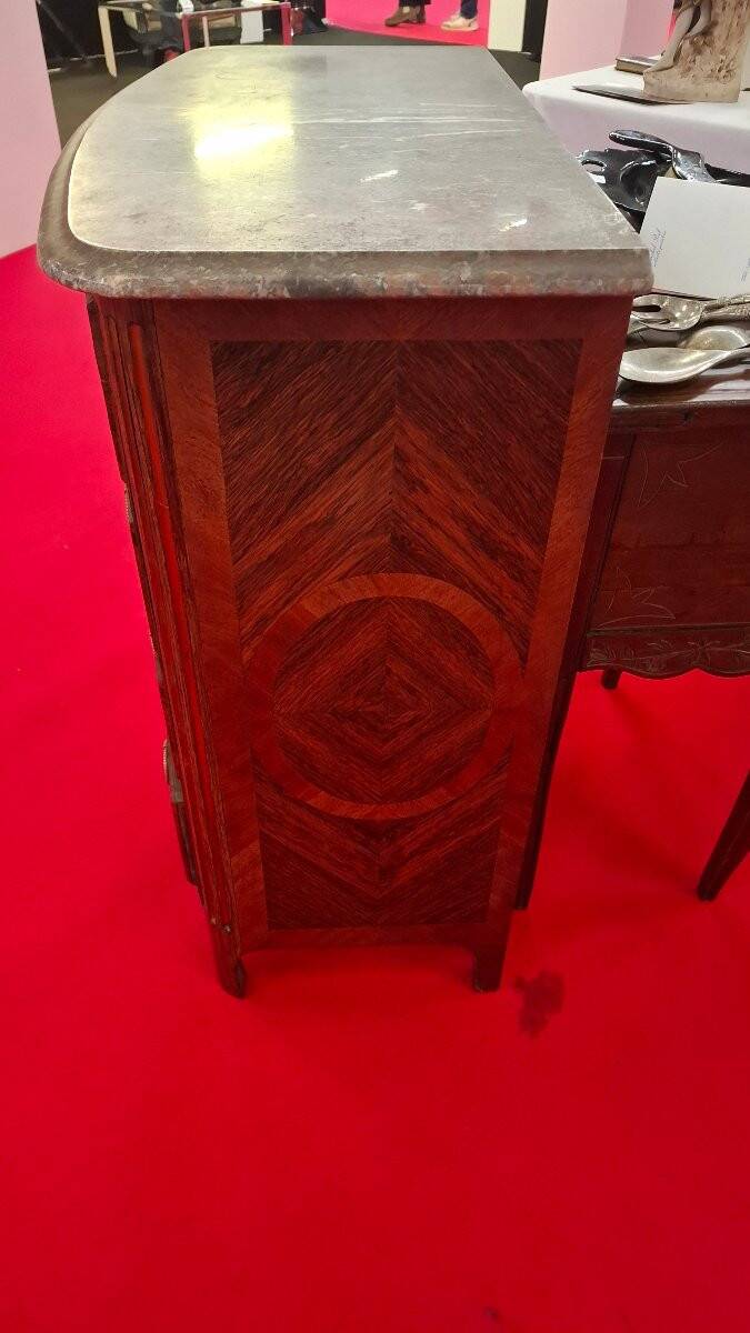 Louis XV style marquetry commode