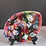 Ceramic plate dressing table