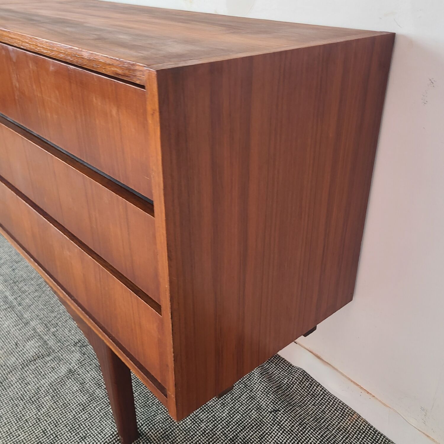 Scandinavian teak enfilade, Danish design, 1960s vintage.