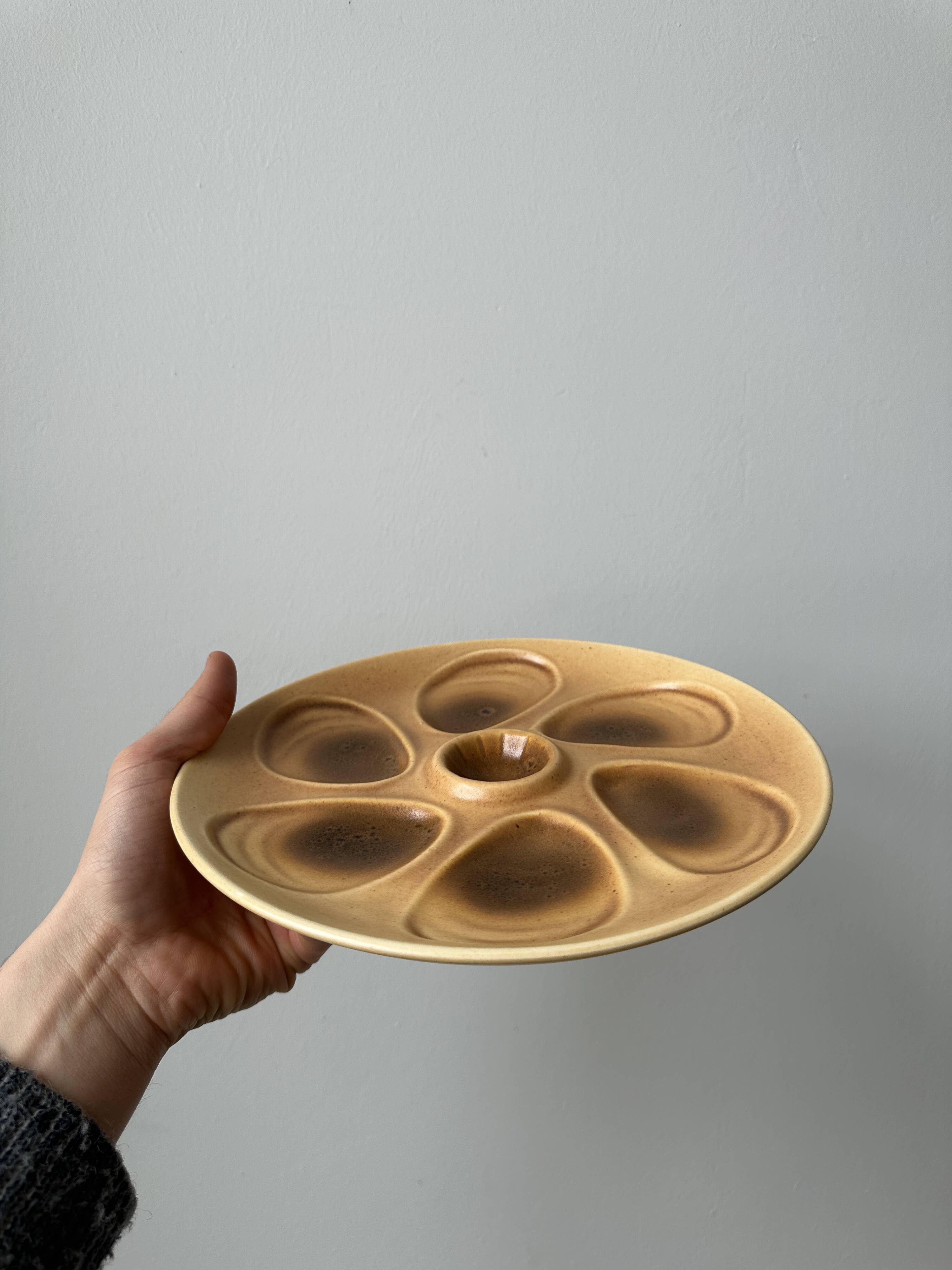 6 oyster plates Salins France