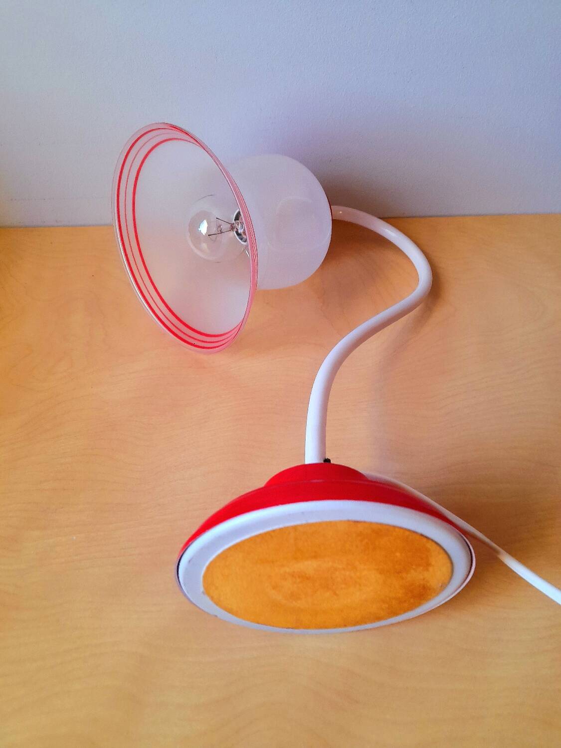 1980s metal desk lamp