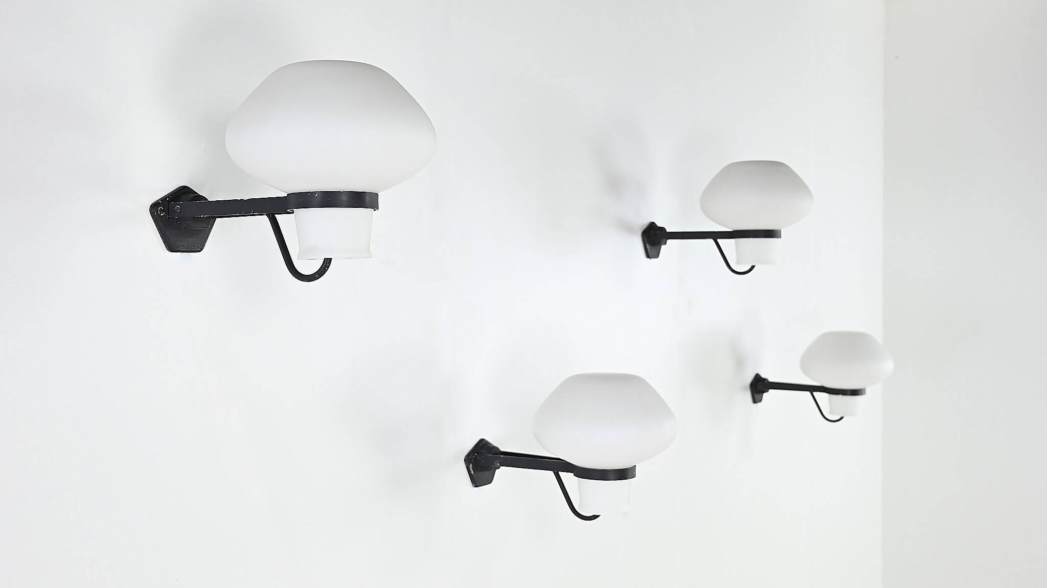 Erik Gunnar Asplund, "ga9" Wall Sconces for Asea, Sweden, c. 1940