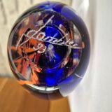 Blown glass bottle signed GAMBIER 1993