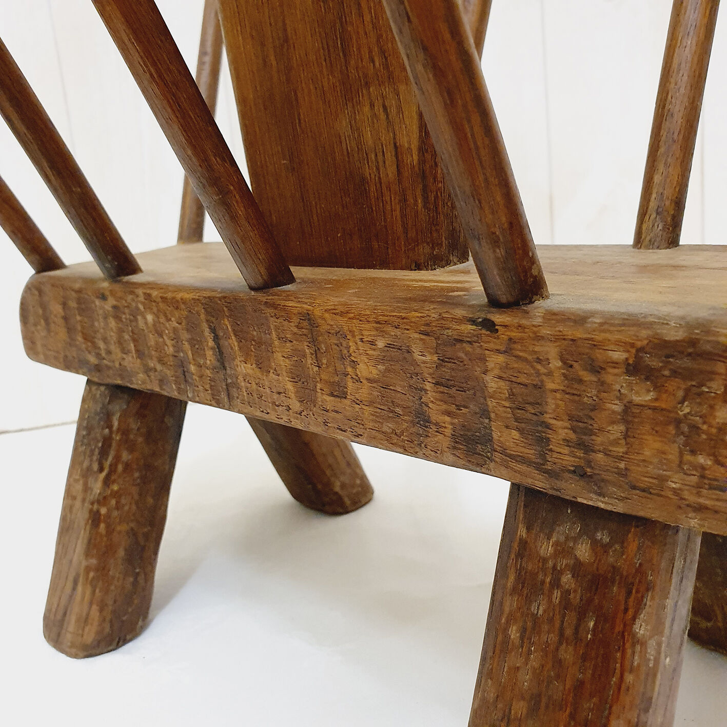 Brutalist wooden magazine racks