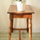 Antique walnut side table