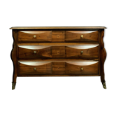 Mazarine dresser in walnut period Louis XIV around 1700.