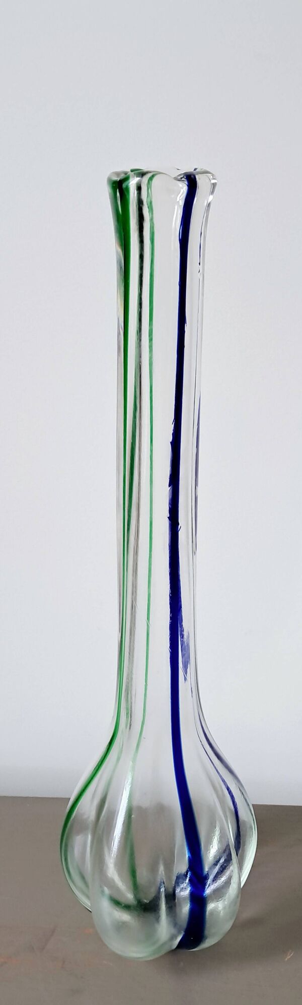 Vase Soliflore en verre Murano sommerso. Archimede Seguso. 1960/1970