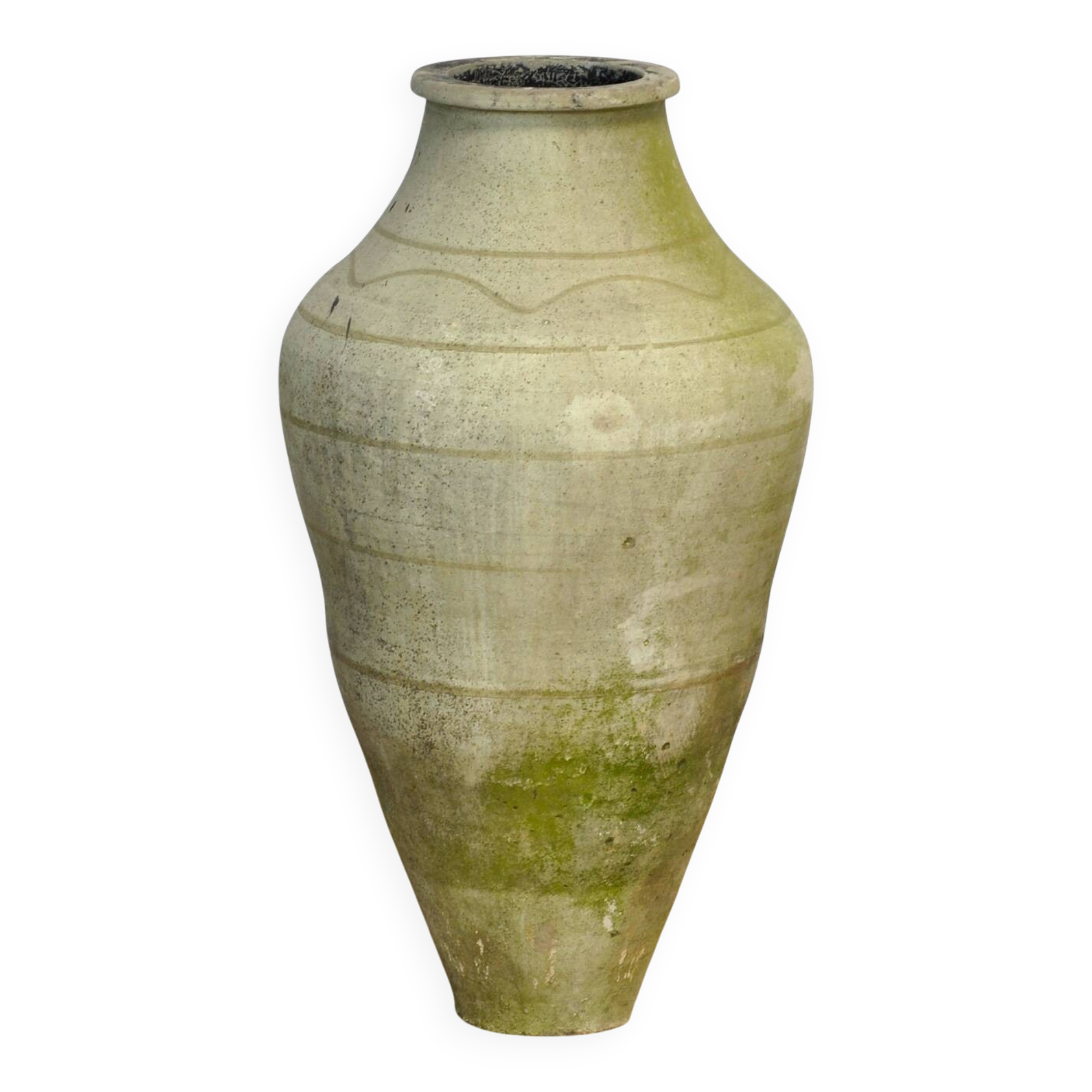 Large Turkish stone olive oil jar
