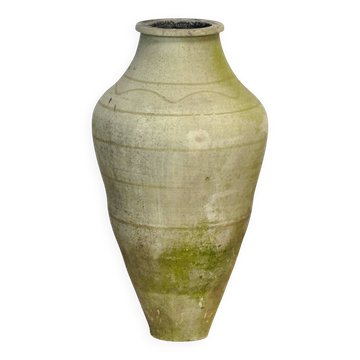 Large Turkish stone olive oil jar