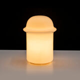 All glass table or floor lamp by Karel Volf, Valasske Mezirici, 1970s