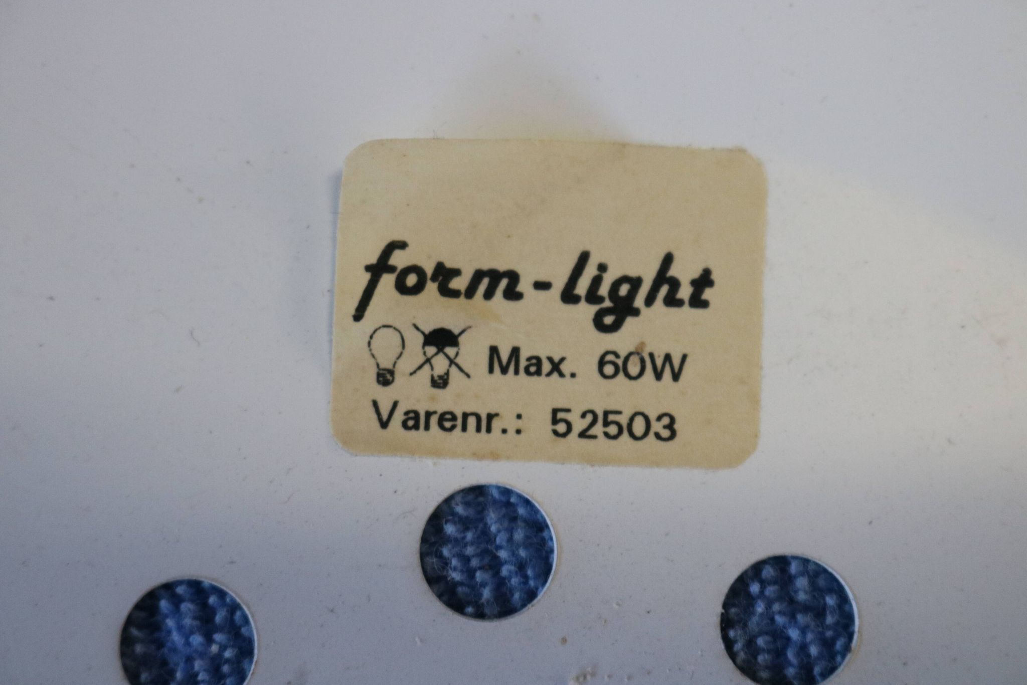 Form Light Denmark vintage pendant lamp