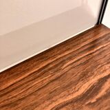 String metal shelf with wood effect