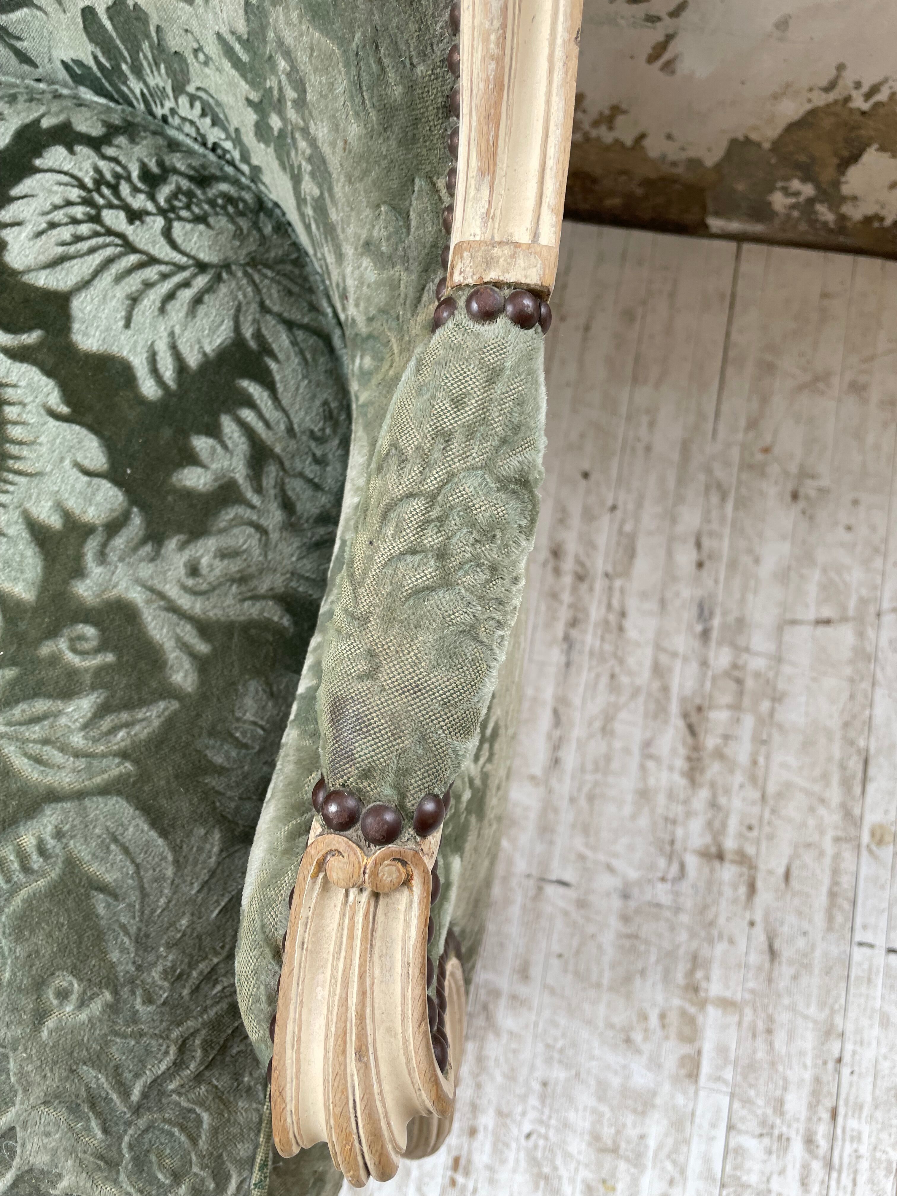 Louis XV shepherdess armchair