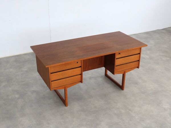 bureau vintage   années 1960   teck   danois (2)