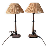 Pair of bedside lamps