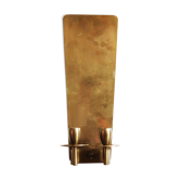 Brass wall candle holder