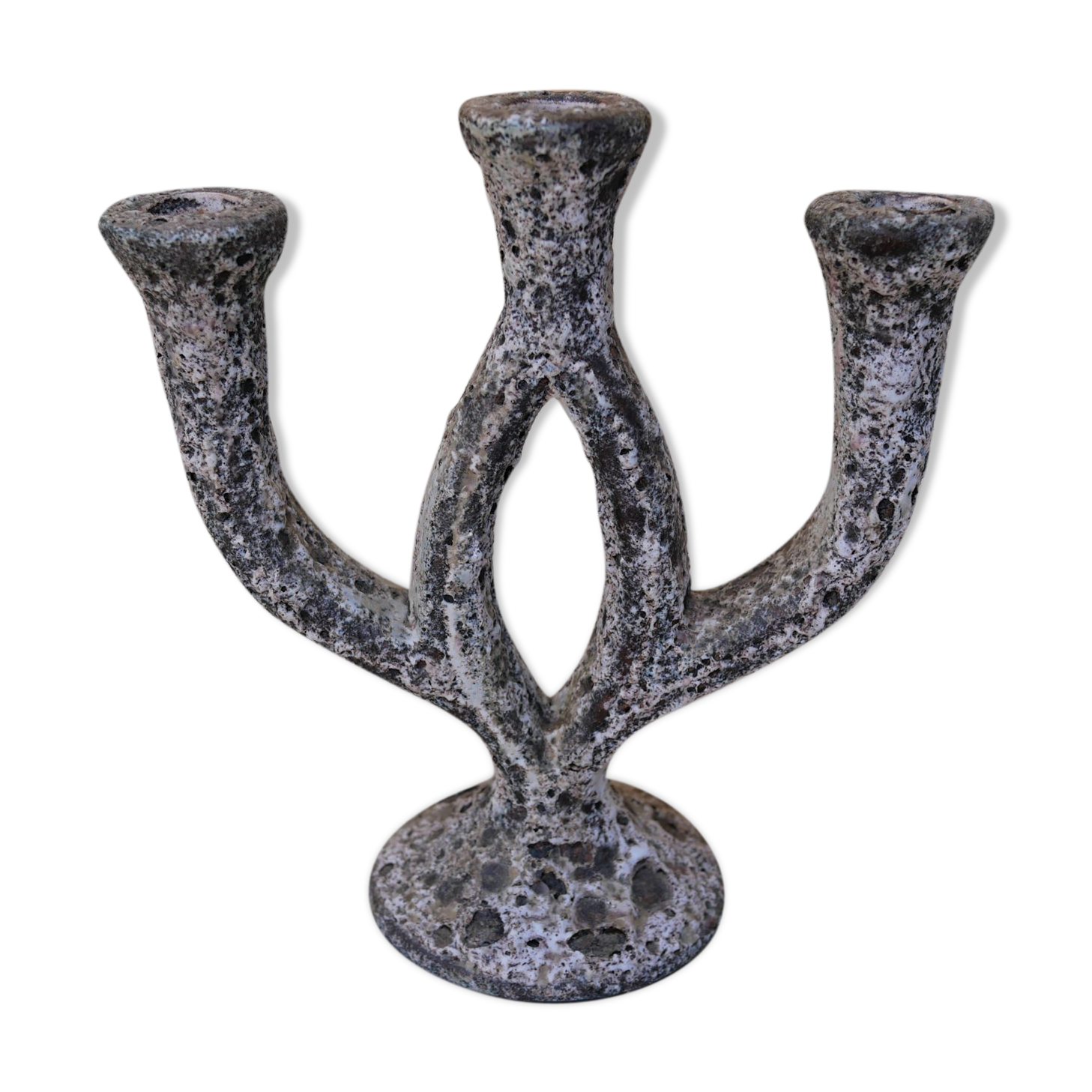 Vintage ceramic candlestick