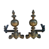 Pair of vintage French chenets