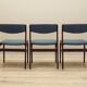 Set of three rosewood chairs, Danish design, 1970s, production: Denmark