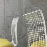 High chairs with plexiglass backrest Mirima, France