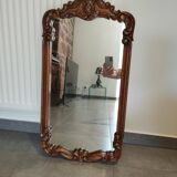 Large mirror in baroque rocaille rococo style