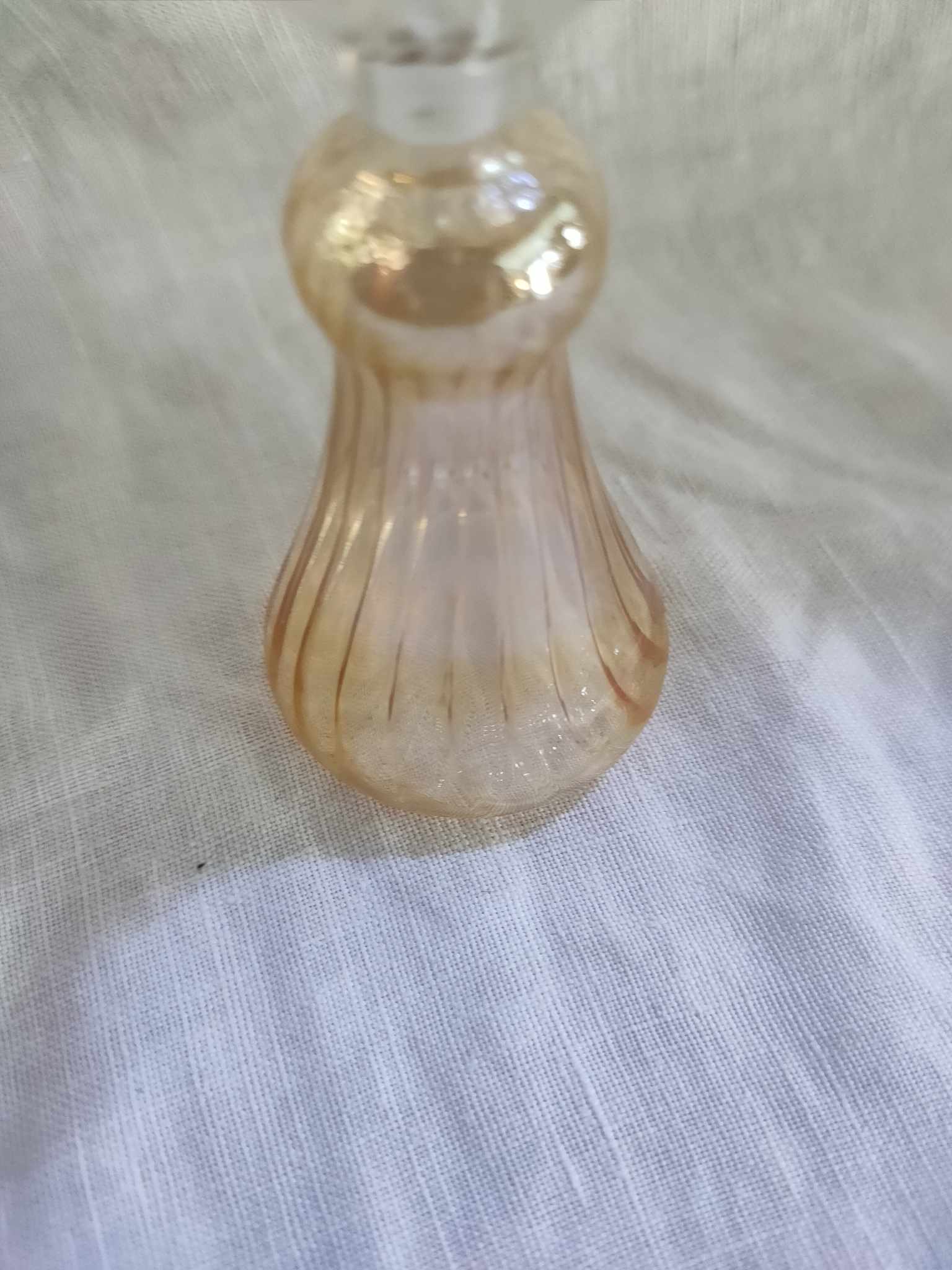 Blown glass perfume bottle