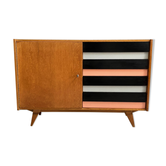 Pink Jiri Jiroutek U458 sideboard 1960s for Interier Praha