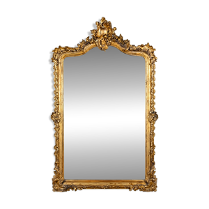 Miroir style Louis XV - feuille