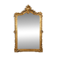 Miroir style Louis XV doré à la feuille d'or du XIXème, 181cm H