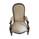 Armchair Voltaire massive walnut XlXeme