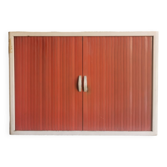 Meuble de rangement vintage "a rideau"