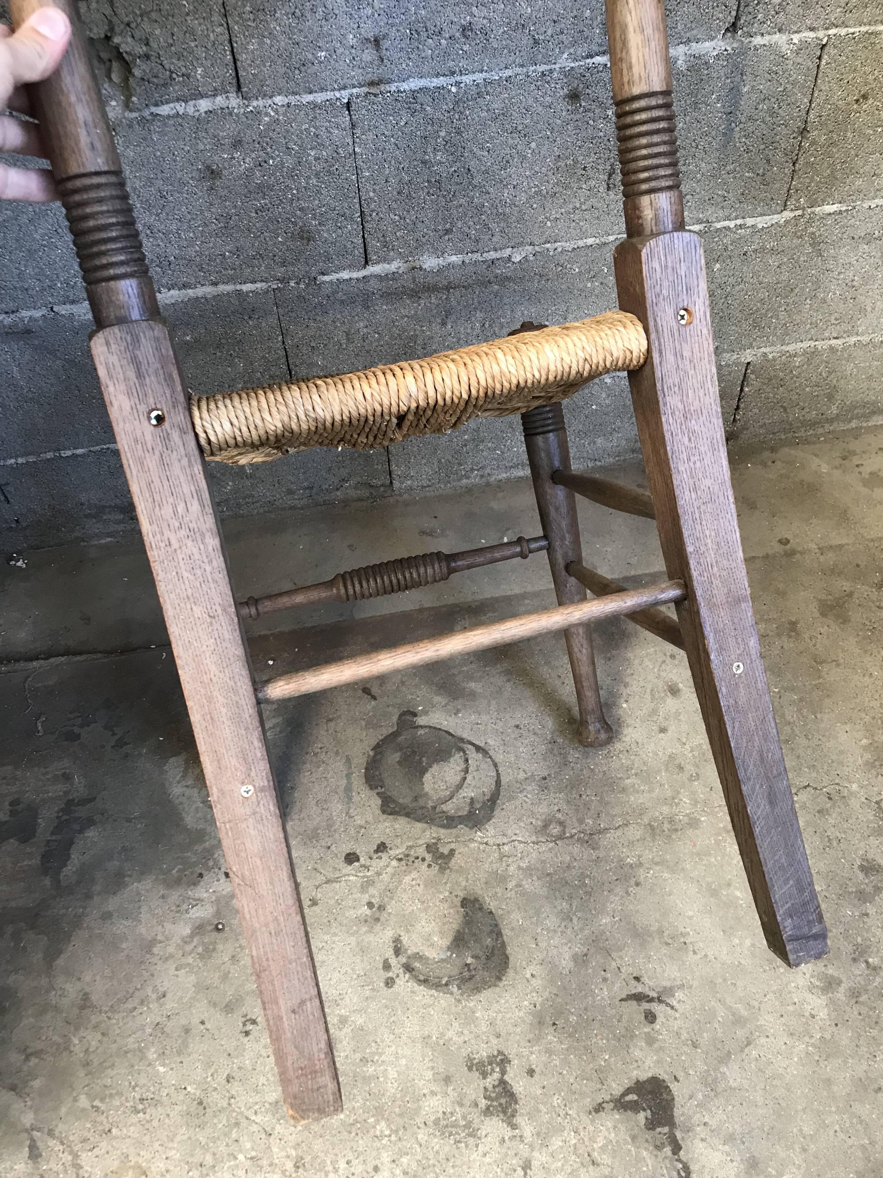 Pair of chairs by E G Punnett edition William Birch circa 1910