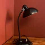 German MidCentury Black Desk Lamp by Kaiser Idell, 1940s