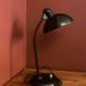 German MidCentury Black Desk Lamp by Kaiser Idell, 1940s