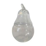 Empty pocket vintage blown glass pear